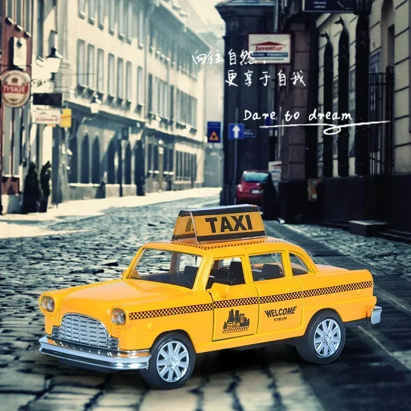 Kids Toys Nyc - 1:32 Vintage NYC Gele Taxi Die-cast