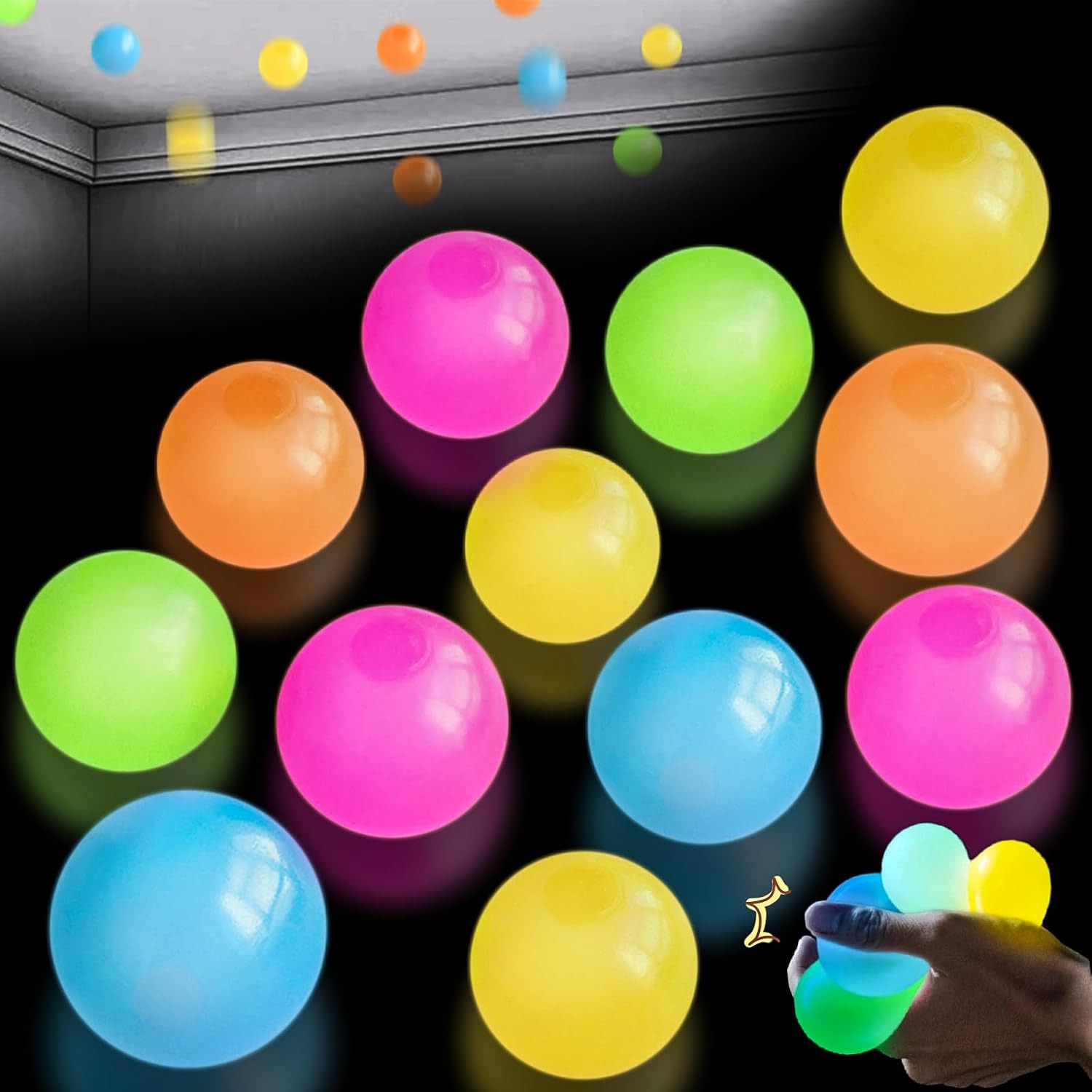 Kids Toys Under £5 - 5/10 stuks Glow in The Dark