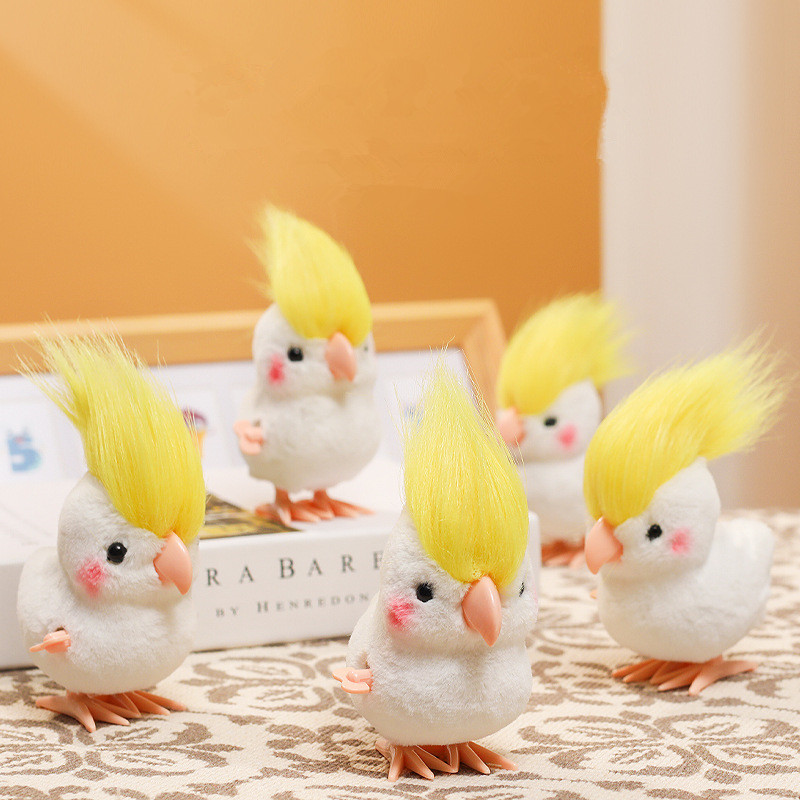 Kids & Toys Expo Saudi Arabia - INS Kawaii Springende Papegaai Gesimuleerde Pluche