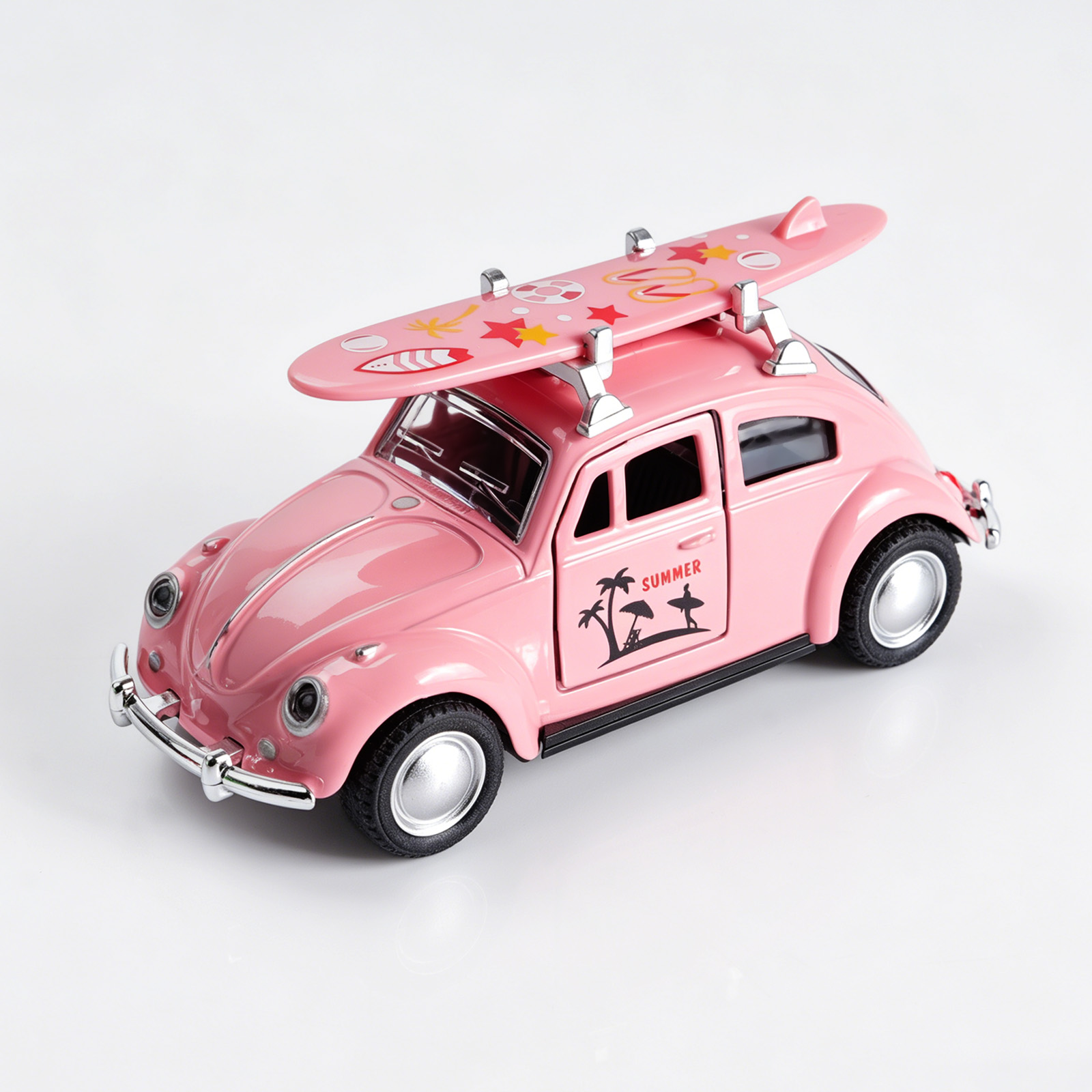 Kids Toys Car - 1:36 roze Volkswagen Kever gegoten auto