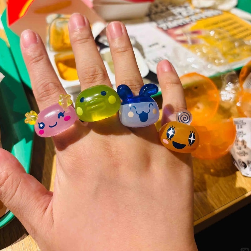 Bandai Model Tamagotchi - Bandai Tamagotchi Transparant Leuke Ring Mametchi