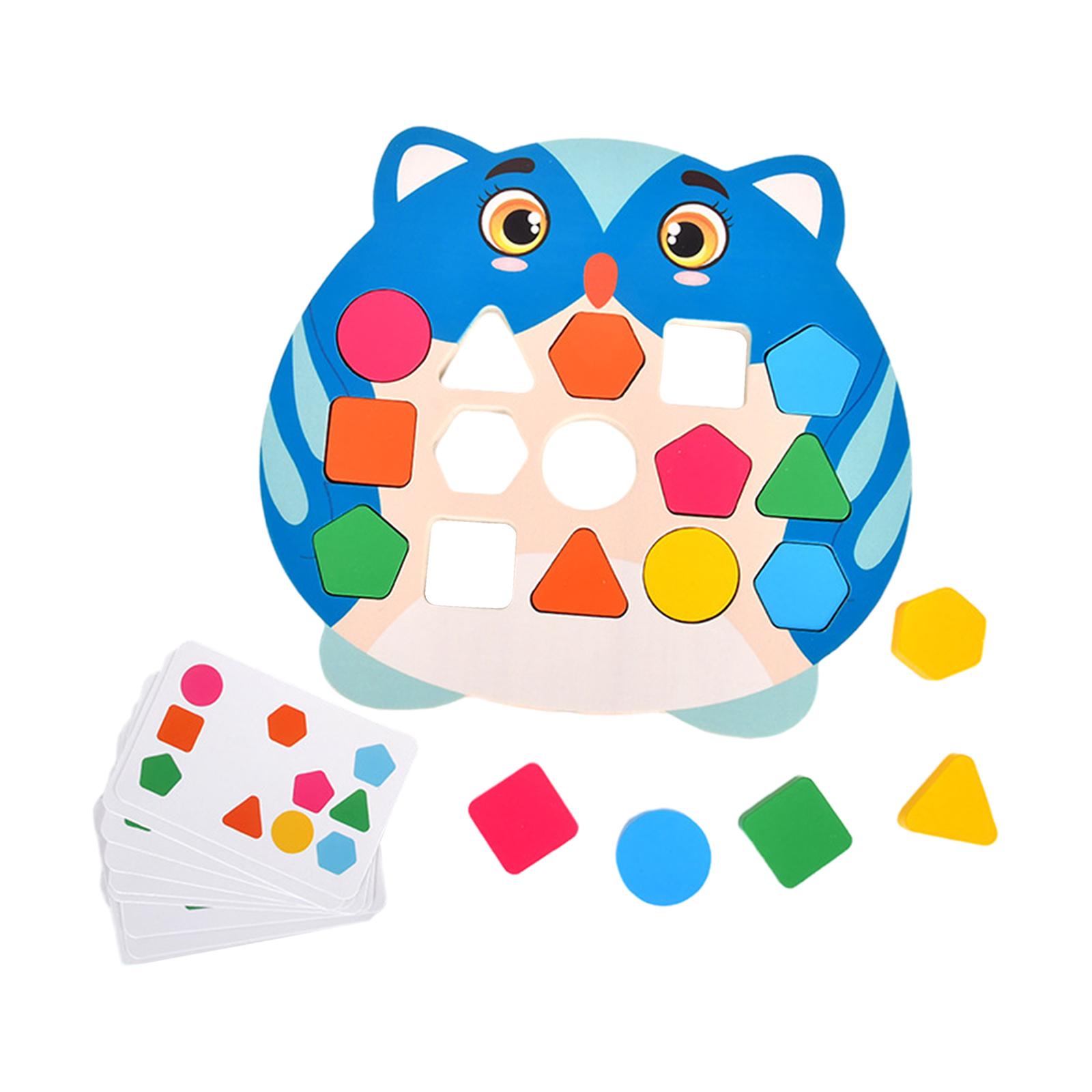 Kids Toys Under £5 - Vormaanpassend spel Activiteitsspeelgoed Vroeg leren Kleuters