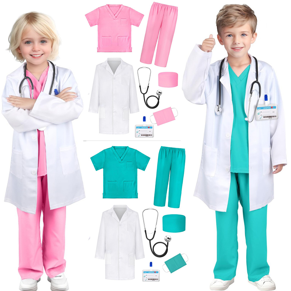 Top Kids Xmas Toys - Jongens Meisjes Simulatie Arts Verpleegkundige Werkuniform