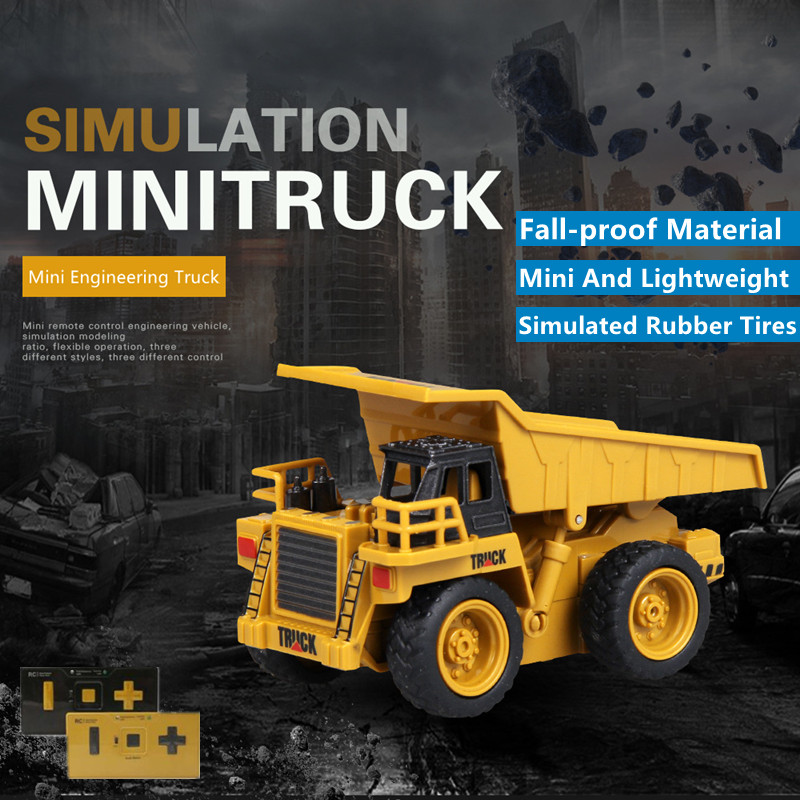 Kids Toys Under £5 - Mini Volume Afstandsbediening Bulldozer Heftruck Kraan