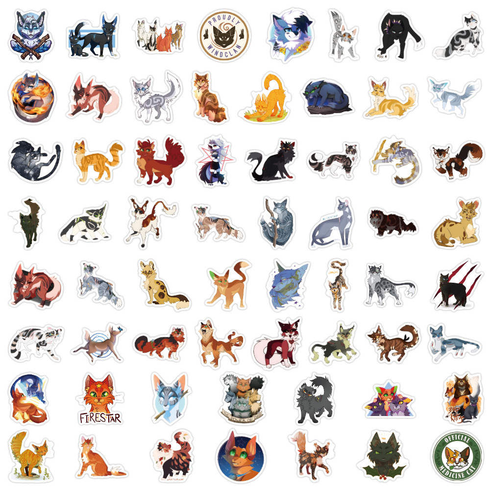 60PCS Warriors Cats Secundaire - Kids Toys Cartoon Images recensie en prijs
