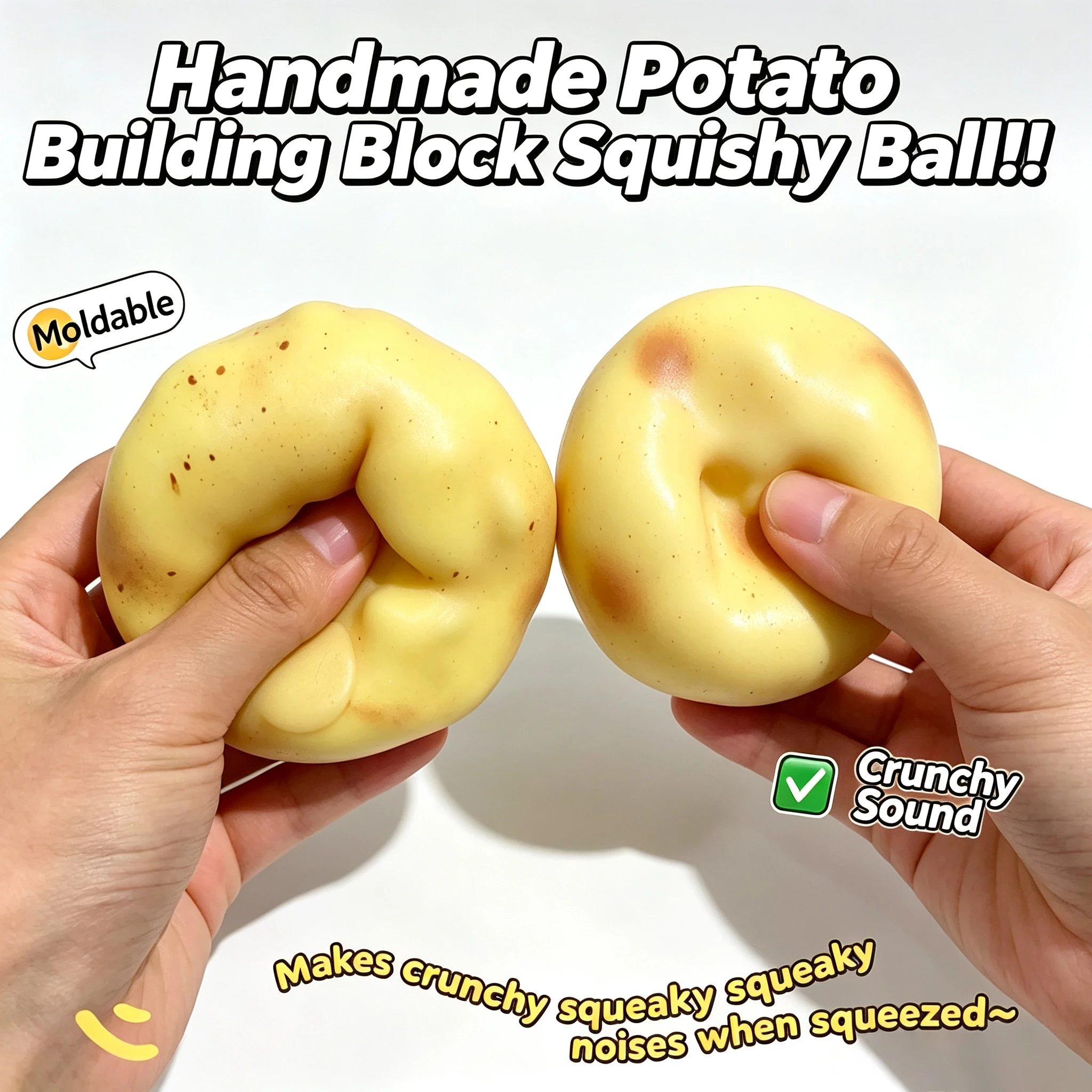 Knapperige Aardappel Squishy S - Kids & Toys Expo Saudi Arabia recensie en prijs
