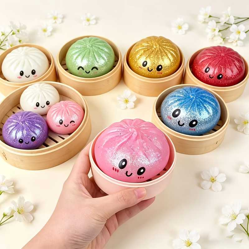 Glitter Dumpling Squishy Toy J - Kids Toys Basket recensie en prijs