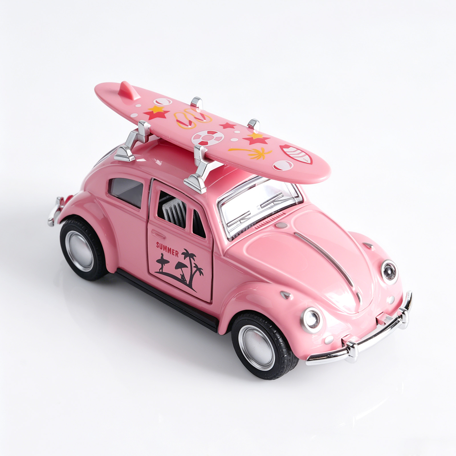 1:36 roze Volkswagen Kever geg - Kids Toys Car recensie en prijs
