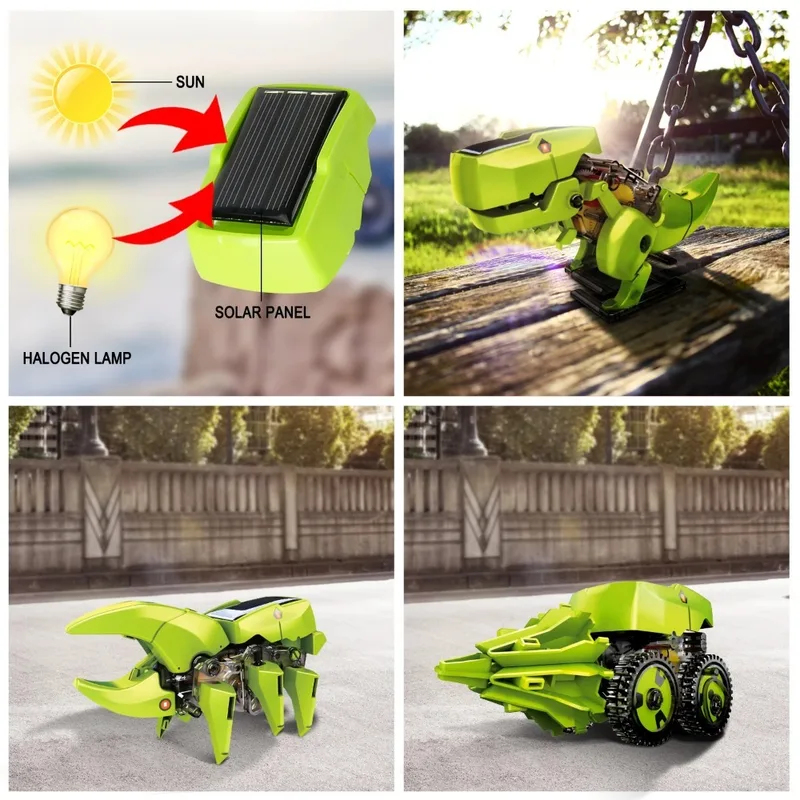 3-in-1 Solar Robot Kit, Dinosa - Kids Toys 10 Year Old recensie en prijs