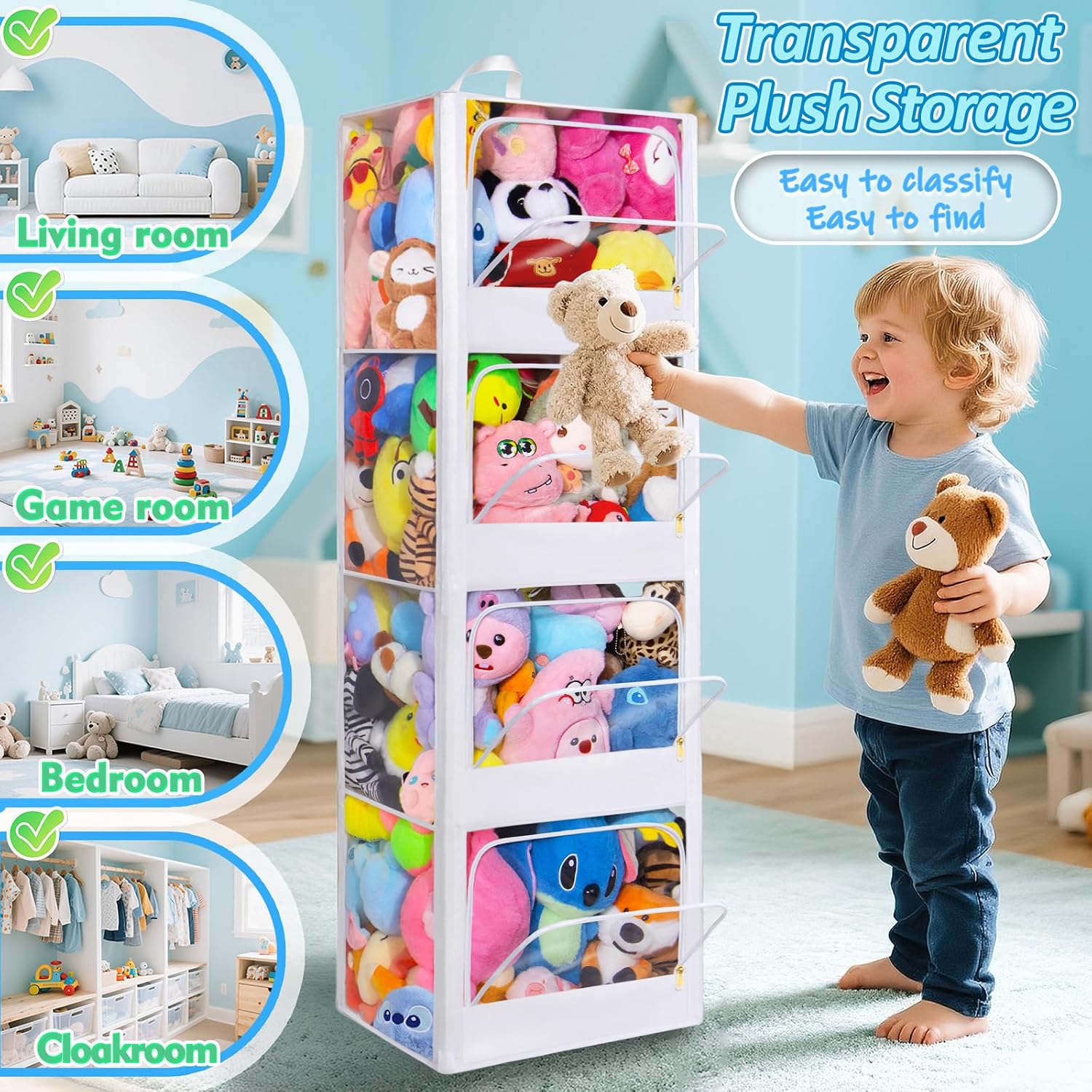 4-laags transparante rits-opbe - Kids & Toys Expo Saudi Arabia recensie en prijs