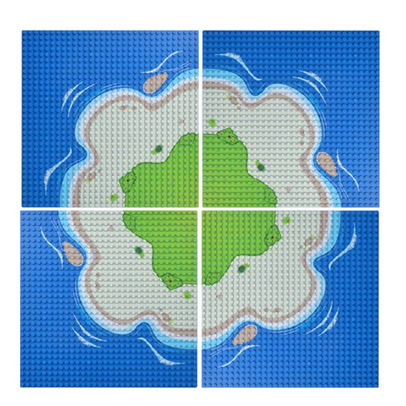 1 PC 32X32 dots Eiland Graslan - Kids Toys Long Island recensie en prijs