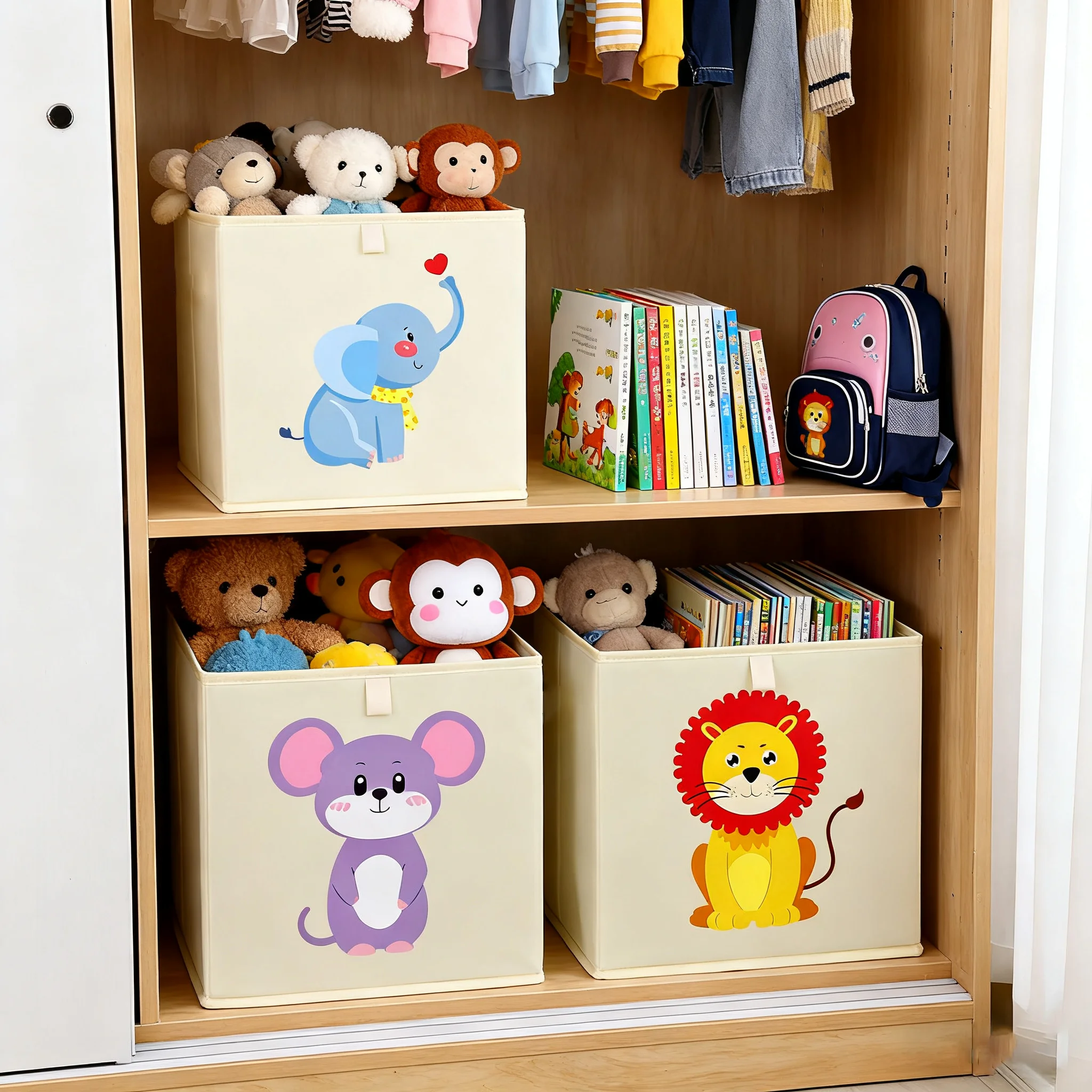 Schattige cartoon opbergmand v - Kids Toys Basket recensie en prijs